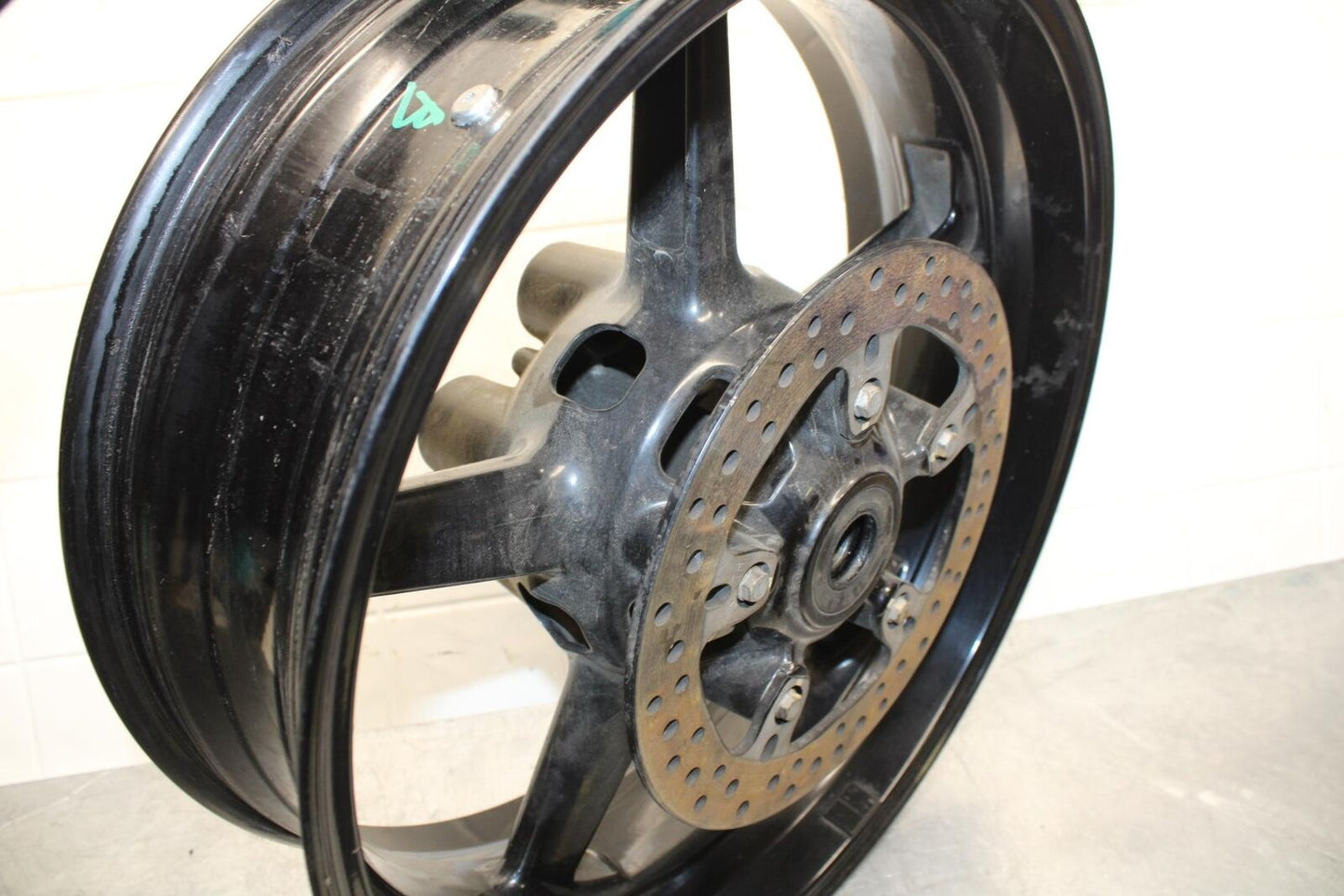 07-11 KTM 990 SUPER DUKE WHEEL AND REAR ROTOR BACK BRAKE BB578