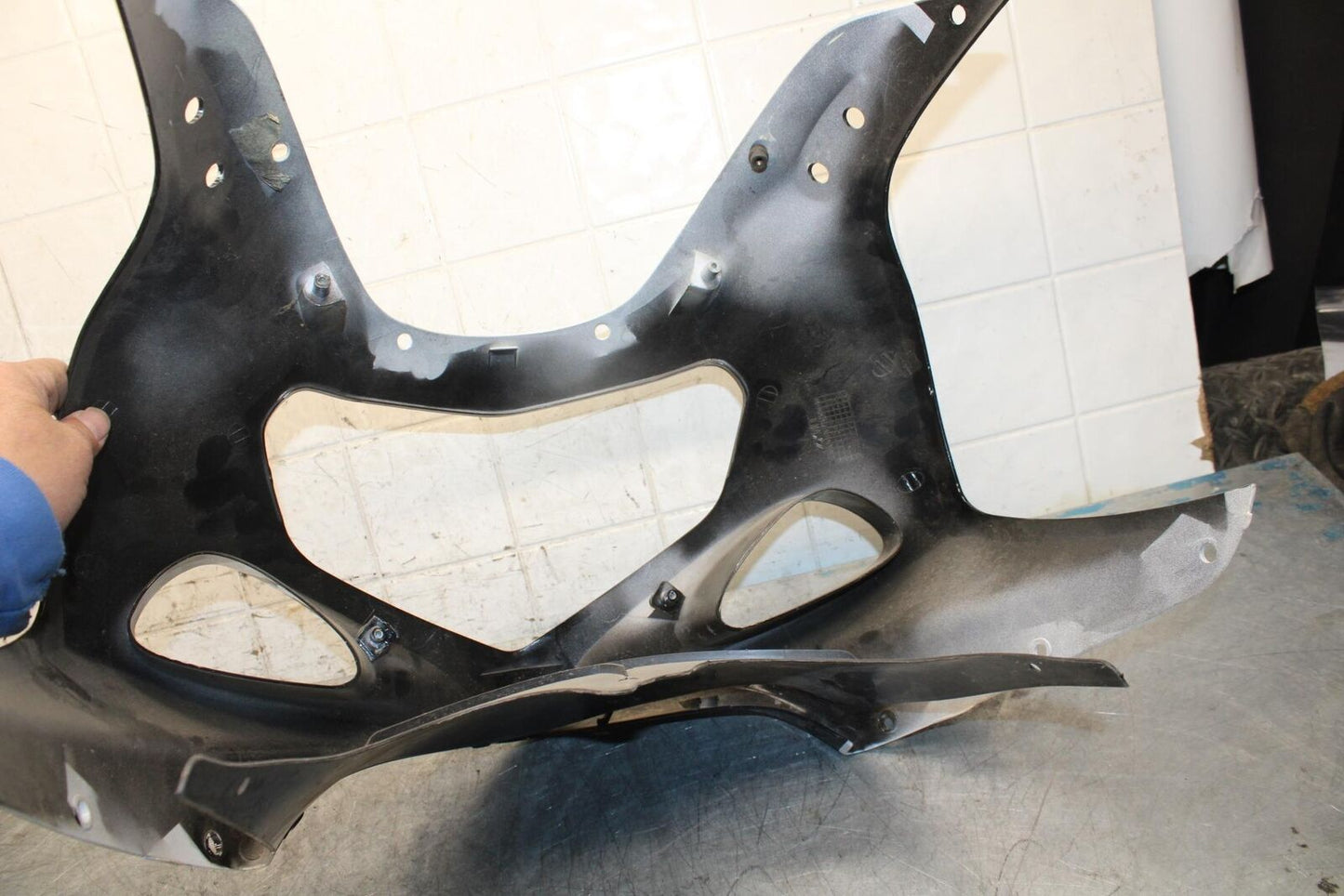 2003 Suzuki GSXR750 AFTERMARKET FRONT UPPER NOSE FAIRING COWL SHROUD BB537