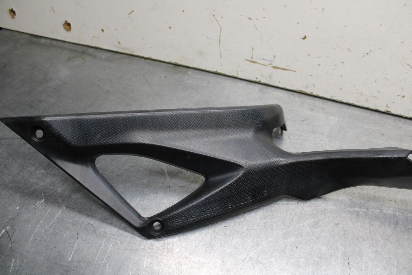 08-10 DUCATI 848 PAIR SET FRONT SIDE SEAT SADDLE PANEL TRIM COWL FAIRING BB623
