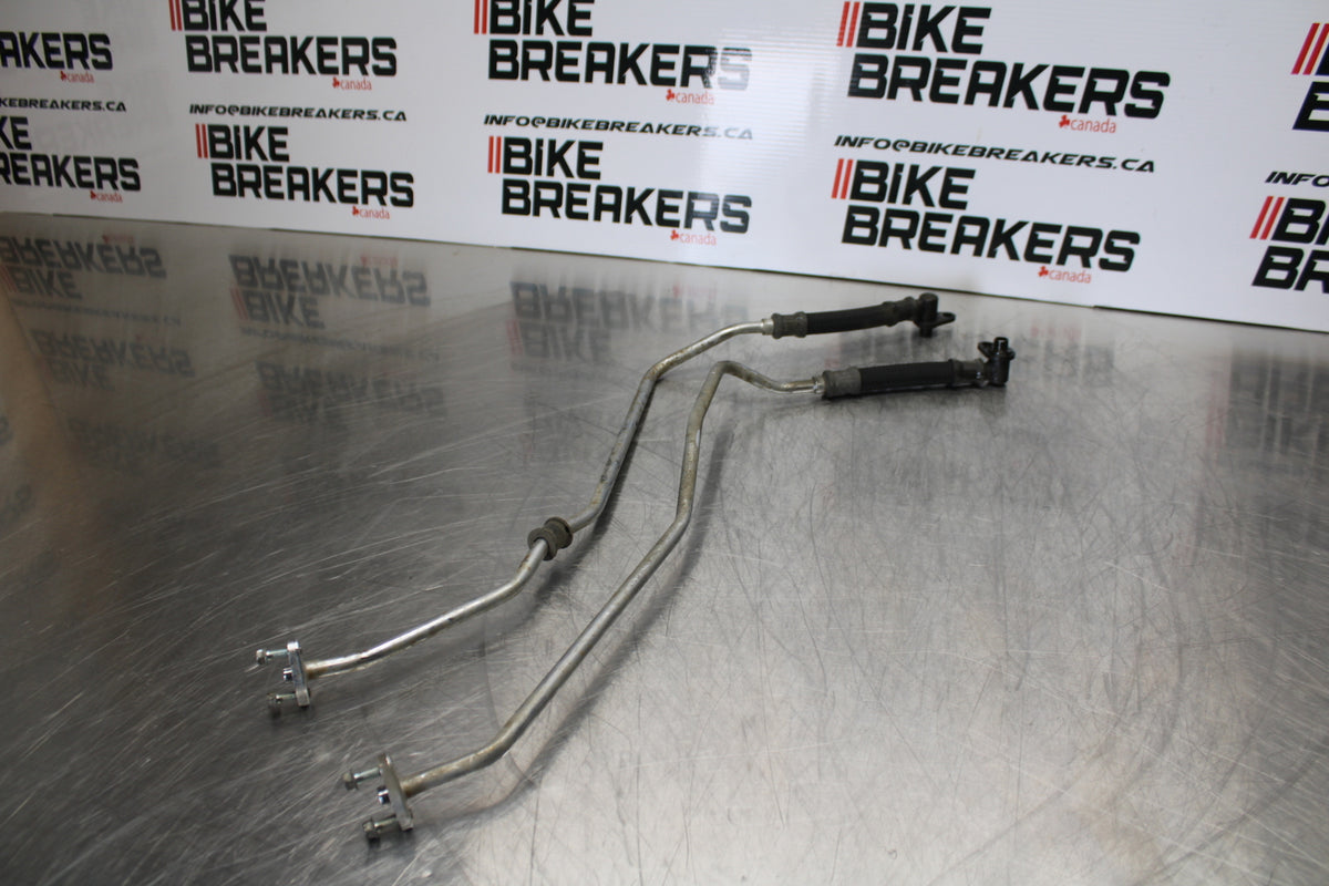 98-05 HONDA SUPER HAWK 1000 VTR1000F ENGINE MOTOR OIL COOLER HOSES BB152