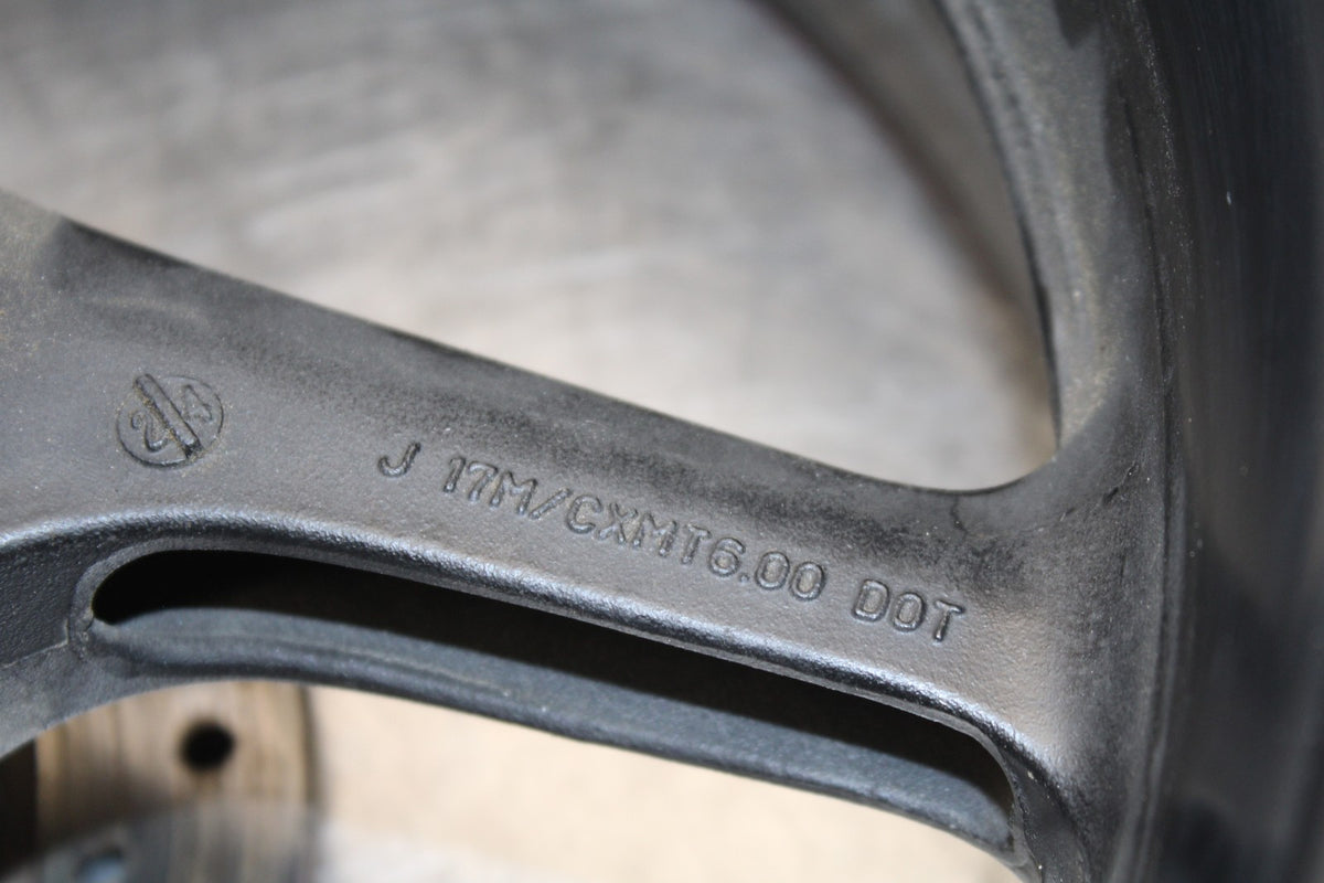07-08 YAMAHA YZF R1 REAR WHEEL BACK RIM & BACK BRAKE DISC BB771