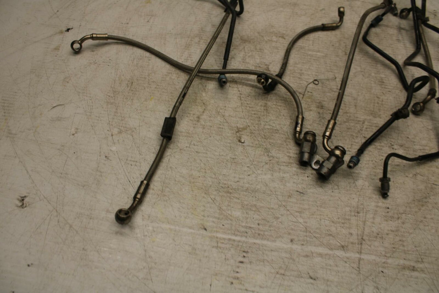 07-13 BMW R1200GS ADVENTURE FRONT REAR BACK ABS HOSE SET LINES HOSES BB368