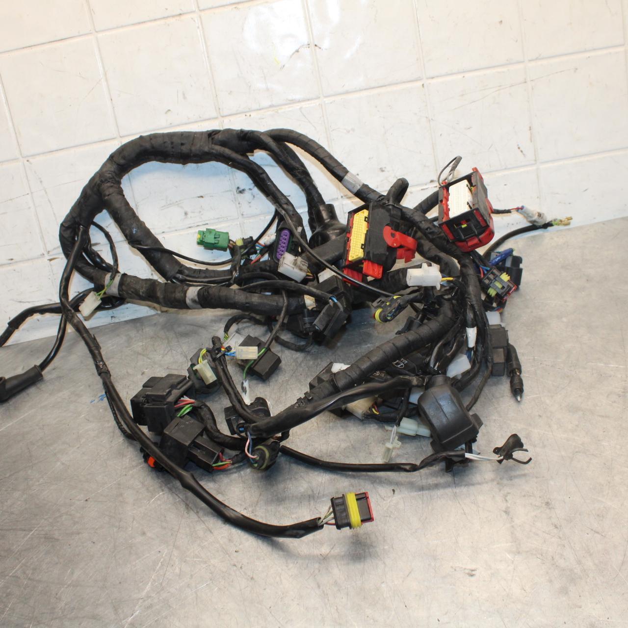 2009 Aprilia Shiver 750 SL750 MAIN ENGINE WIRING HARNESS MOTOR WIRE LOOM BB506
