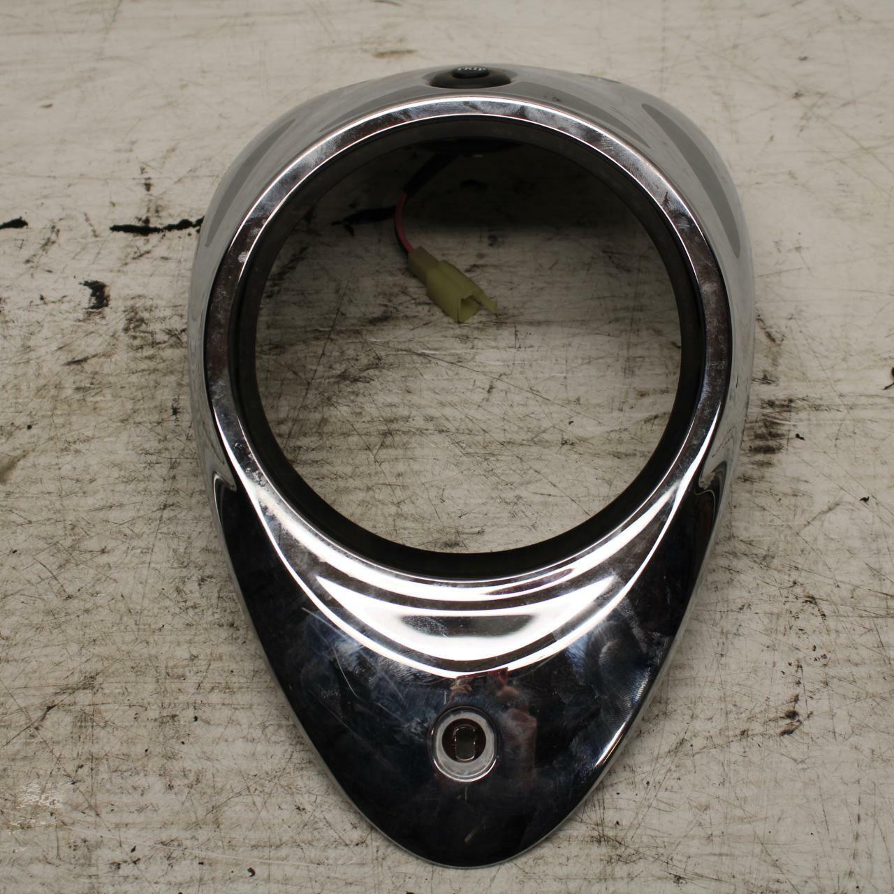 02-03 YAMAHA V STAR 1100 SPEEDO CLUSTER GAUGE INSTRUMENT CLUSTER TRIM PANEL BB30