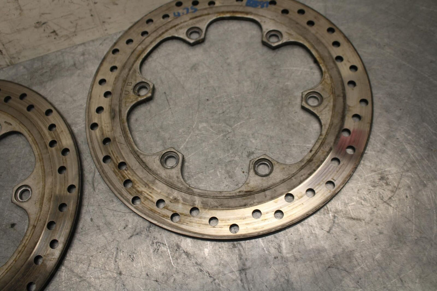 1992 Honda CBR600F2 FRONT LEFT RIGHT BRAKE ROTORS DISCS 45251-MV9-000 BB40