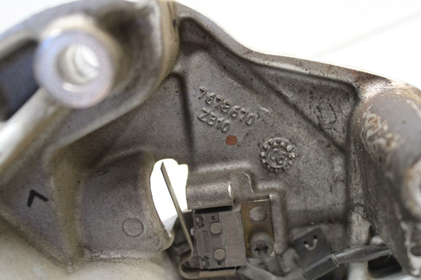 06-12 BMW F800ST RIGHT REARSET REAR SET DRIVER FOOT PEG REST STOP BB291