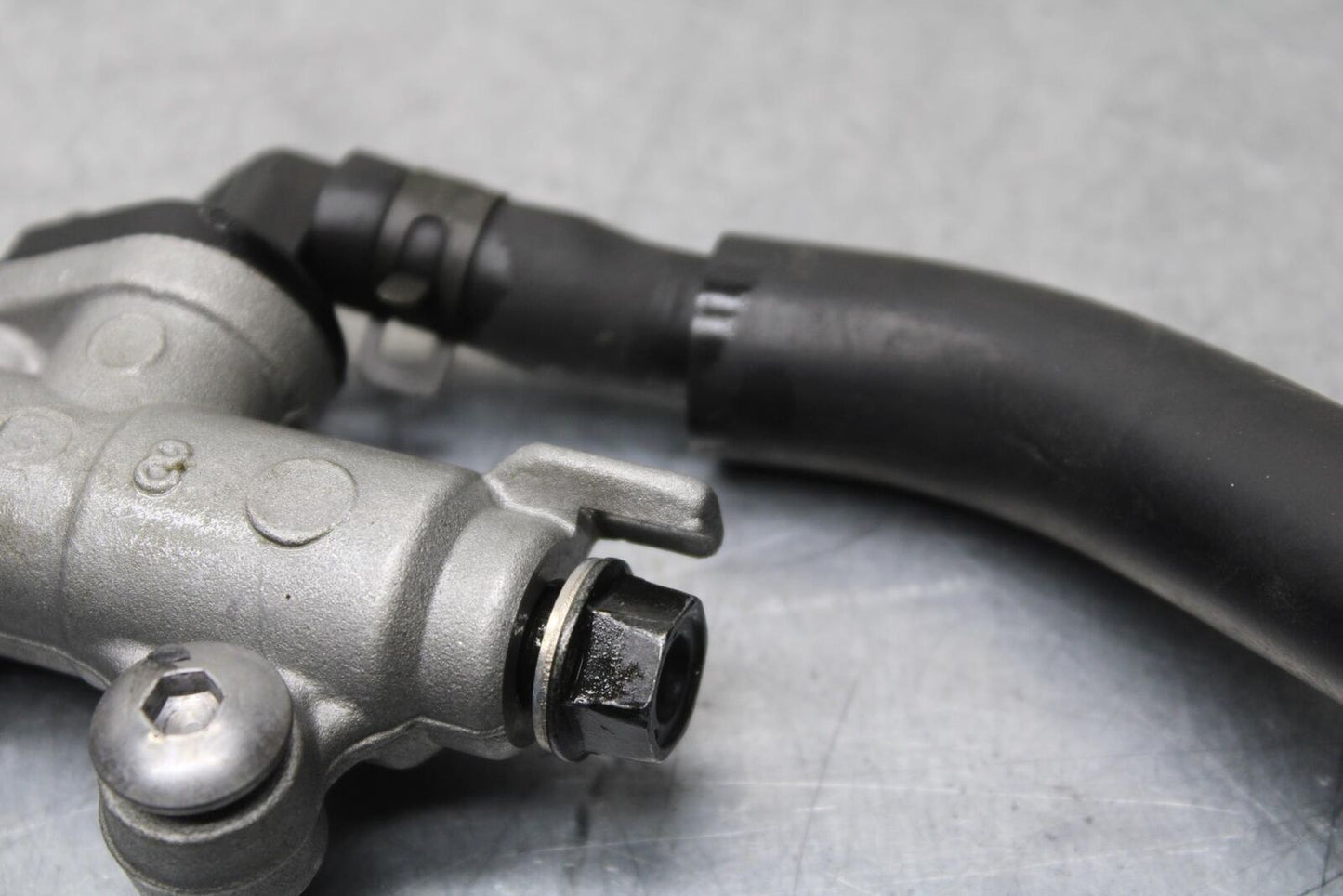01-06 HONDA CBR600F4I REAR BACK BRAKE MASTER CYLINDER W RESERVOIR BB626