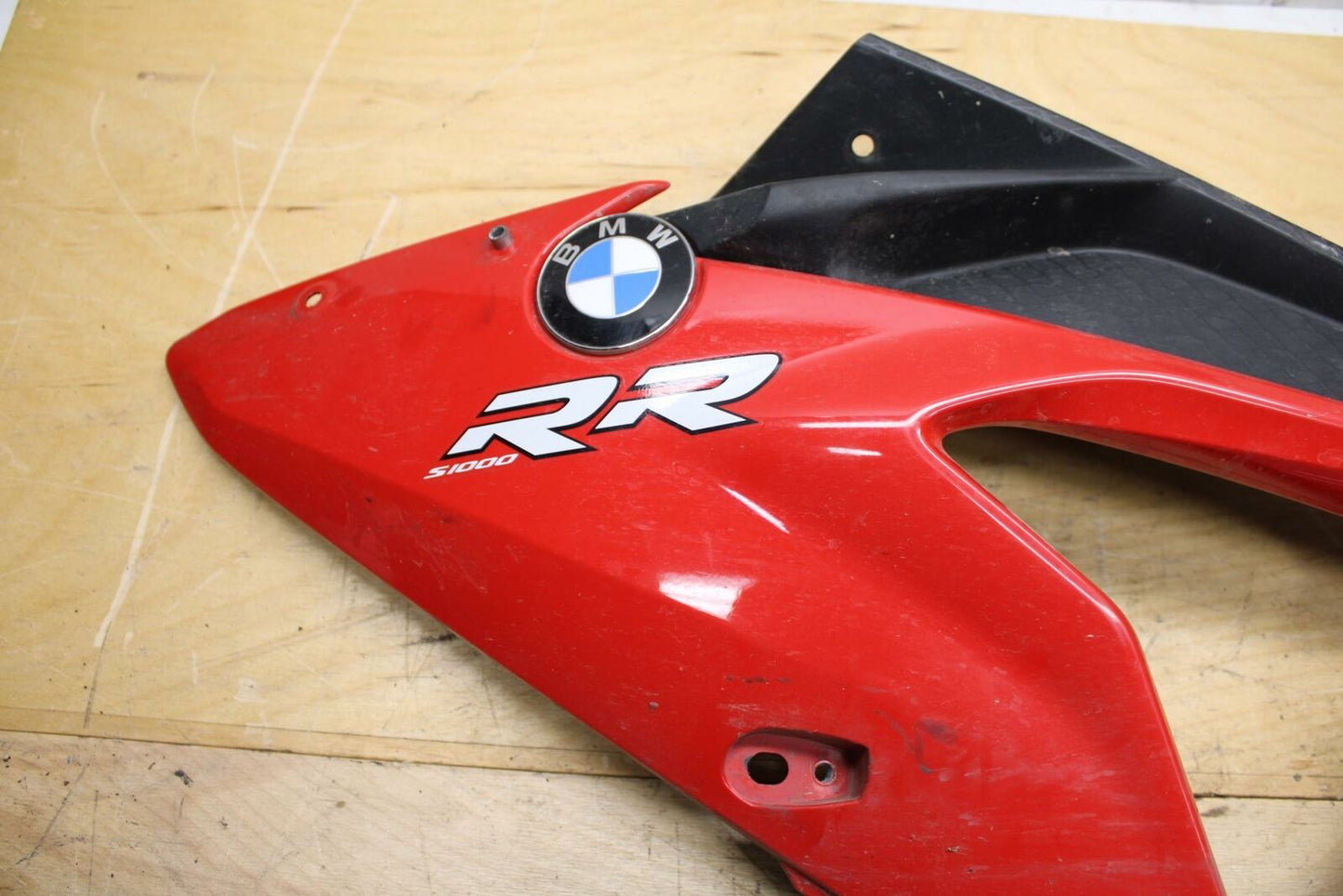 12-14 BMW S1000RR LEFT MID UPPER SIDE FAIRING COWL PLASTIC BB317