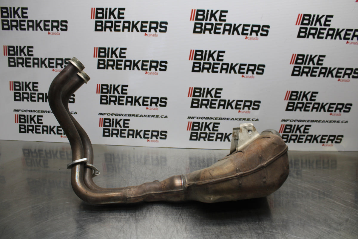 14-17 YAMAHA FZ07 FULL EXHAUST SYSTEM HEADERS PIPE MUFFLER BB162