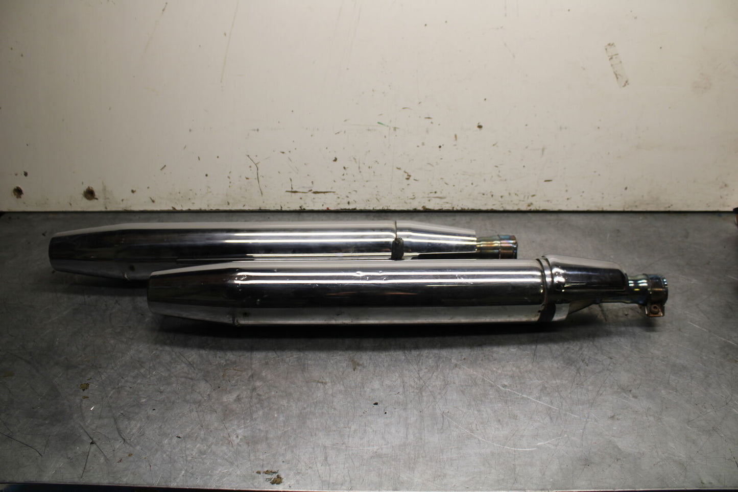 99-00 YAMAHA V STAR 1100 MUFFLER EXHAUST SILENCER PIPE BB711