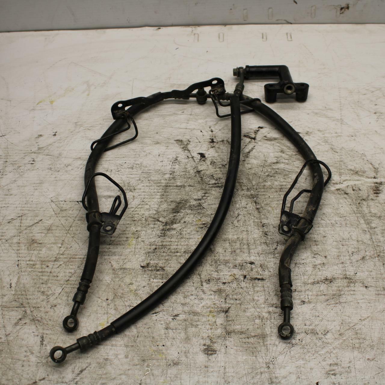 02-03 YAMAHA V STAR 1100 FRONT BRAKE CALIPER HOSES LINES BB308
