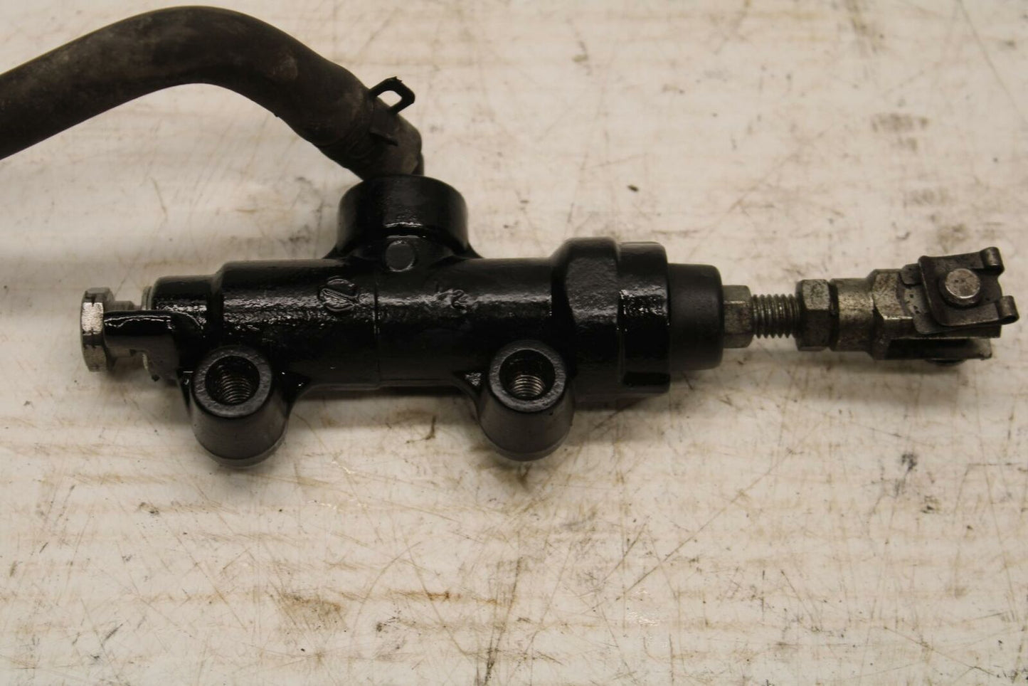 07-16 TRIUMPH STREET TRIPLE REAR BACK BRAKE MASTER CYLINDER W RESERVOIR BB356
