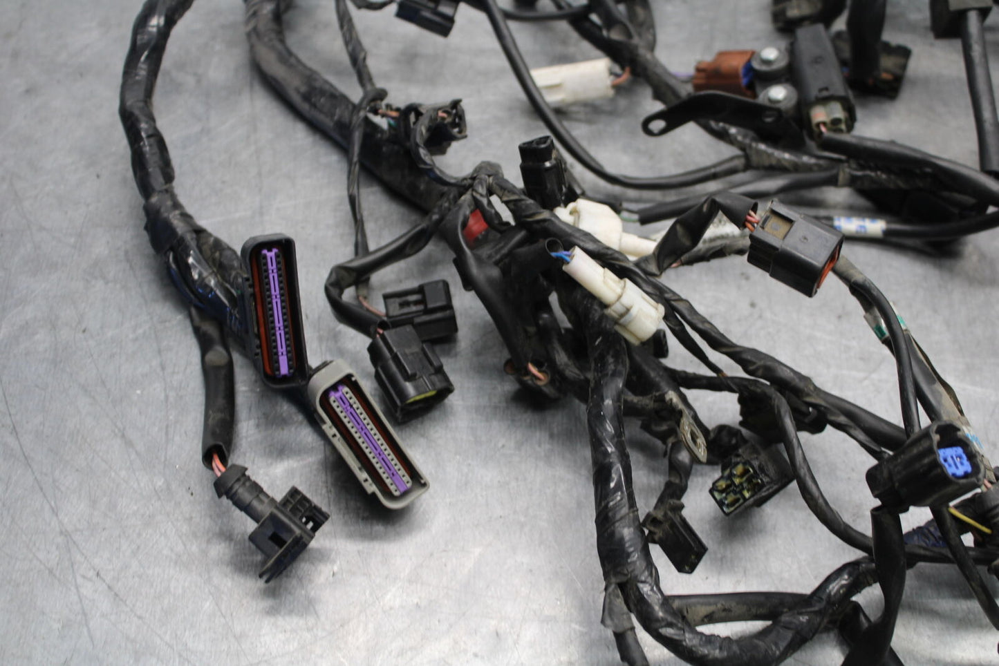 07-08 TRIUMPH DAYTONA 675 MAIN ENGINE WIRING HARNESS WIRE LOOM T2501656 BB685