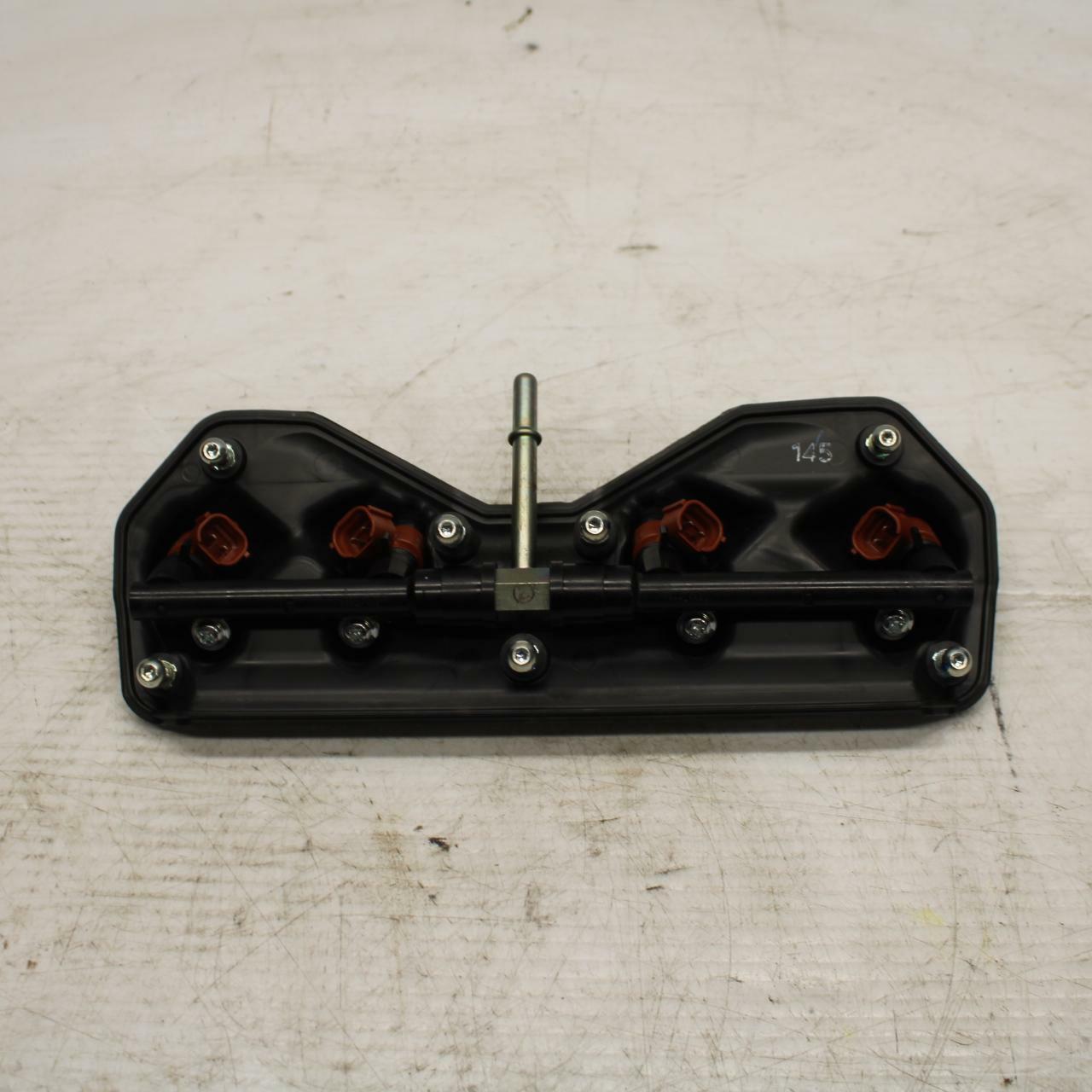 09-14 YAMAHA YZF R1 SECONDARY FUEL INJECTORS TOP AIRBOX GAS RAIL BB286