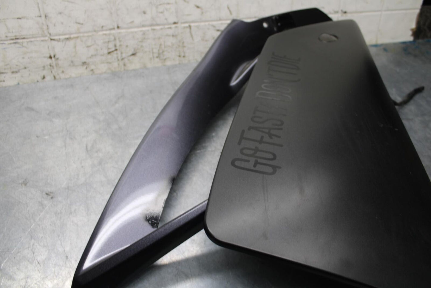 2007 Yamaha YZF R1 LEFT LOWER MID UPPER SIDE FAIRING COWL BB575