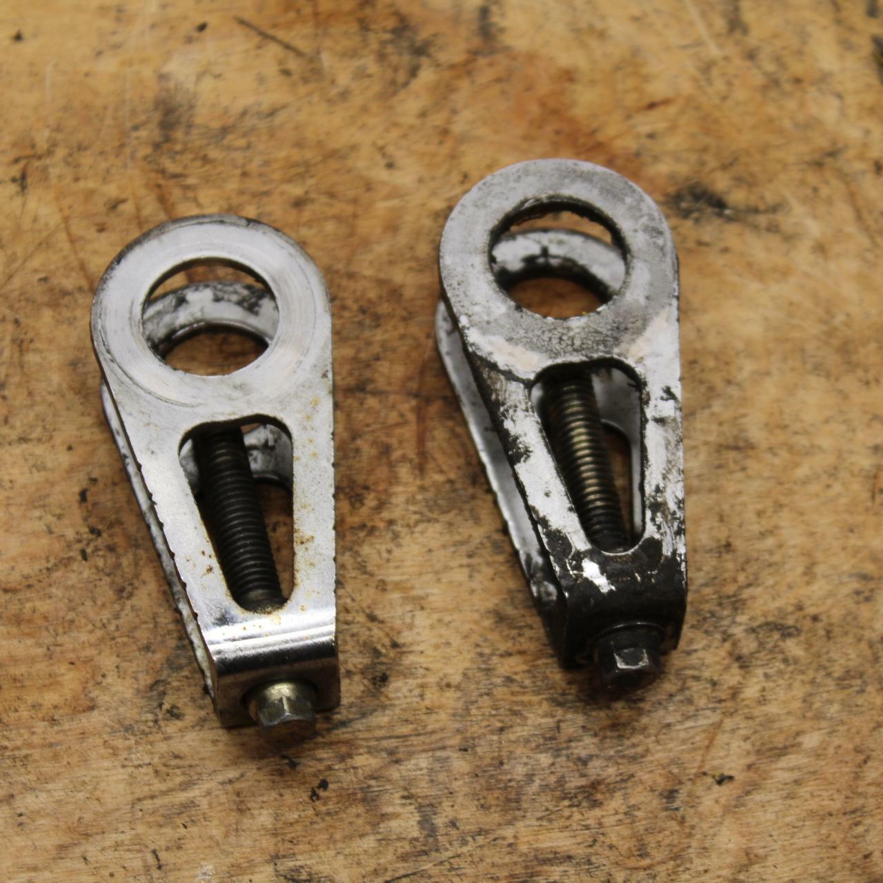 98-05 HONDA SUPER HAWK 1000 VTR1000F SWINGARM CHAIN TENSIONER ADJUSTMENT BB341