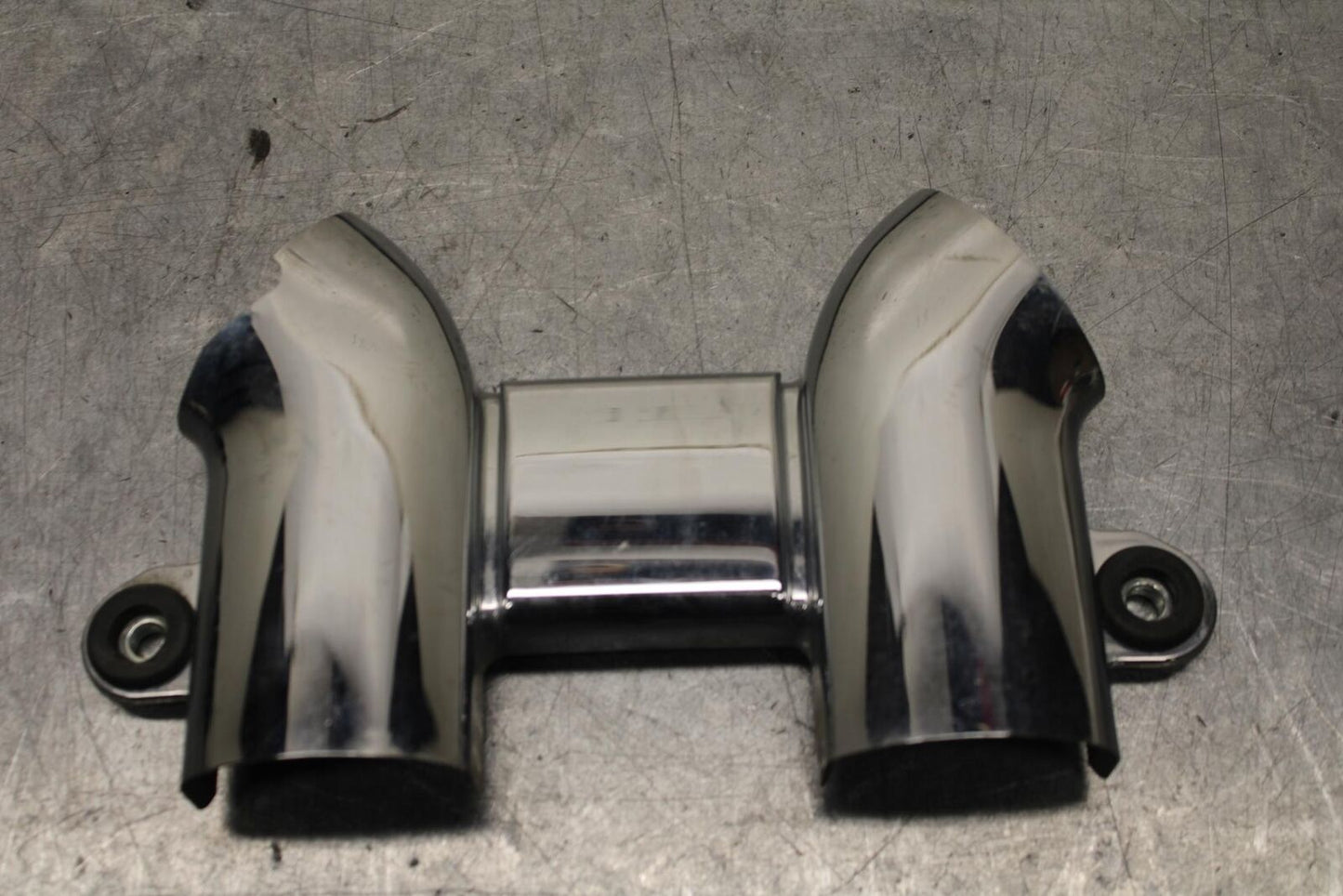 93-07 YAMAHA VMAX 1200 PAIR LEFT RIGHT CHROME CARBURETOR COVERS BB634