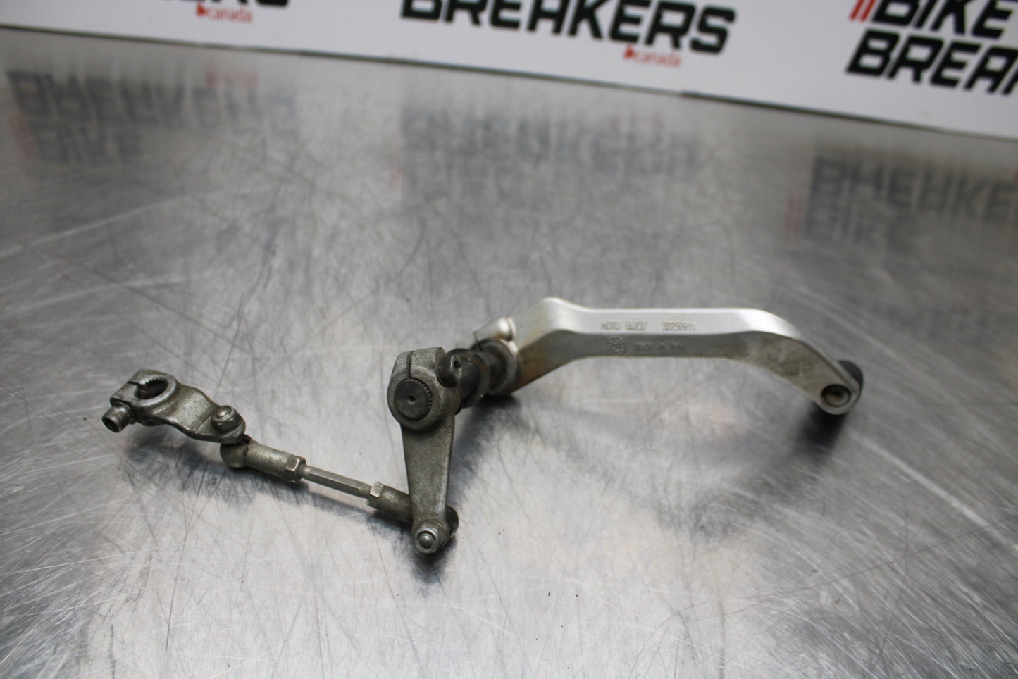 08 MOTO GUZZI BREVA 750 SHIFTER LINKAGE SHIFT LINK PEDAL BB154