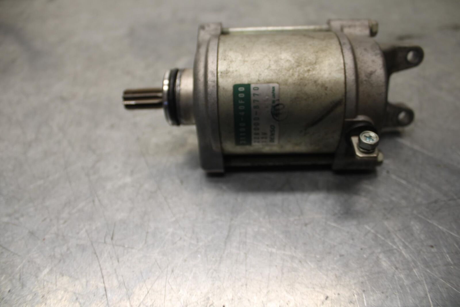 01 SUZUKI GSXR1000 ENGINE STARTING STARTER MOTOR -DC 12V 1100-40F00 BB100