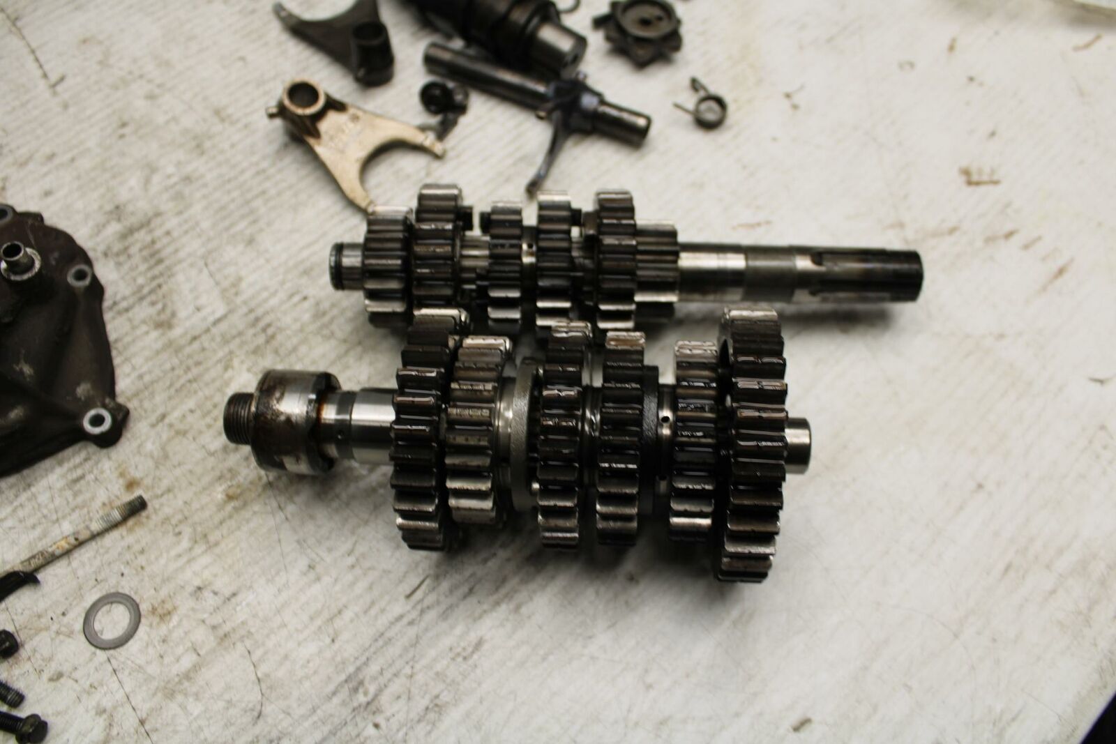 03-05 SUZUKI SV1000 ENGINE MOTOR TRANSMISSION TRANNY GEARS BB296