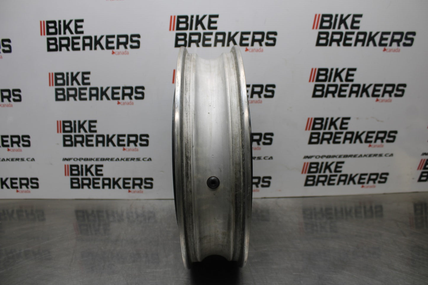 07 SUZUKI GSXR1000 FRONT WHEEL FRONT RIM & BRAKE DISC ROTORS BB770