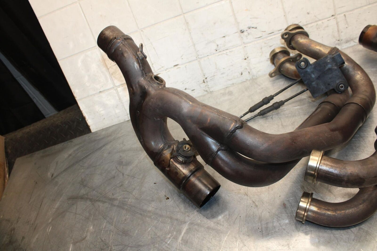 2010 Aprilia RSV1000R EXHAUST HEADER PIPES MANIFOLD BB513