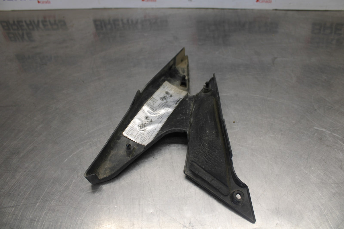 07-08 KAWASAKI NINJA ZX6R LEFT GAS TANK FUEL CELL PANEL COVER TRIM COWL BB896