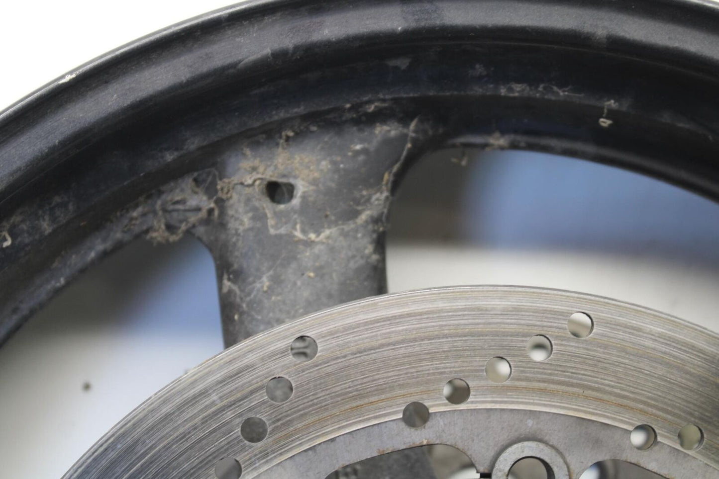 1995 Suzuki RF600R FRONT WHEEL AND LEFT RIGHT BRAKE ROTORS DISCS BB615