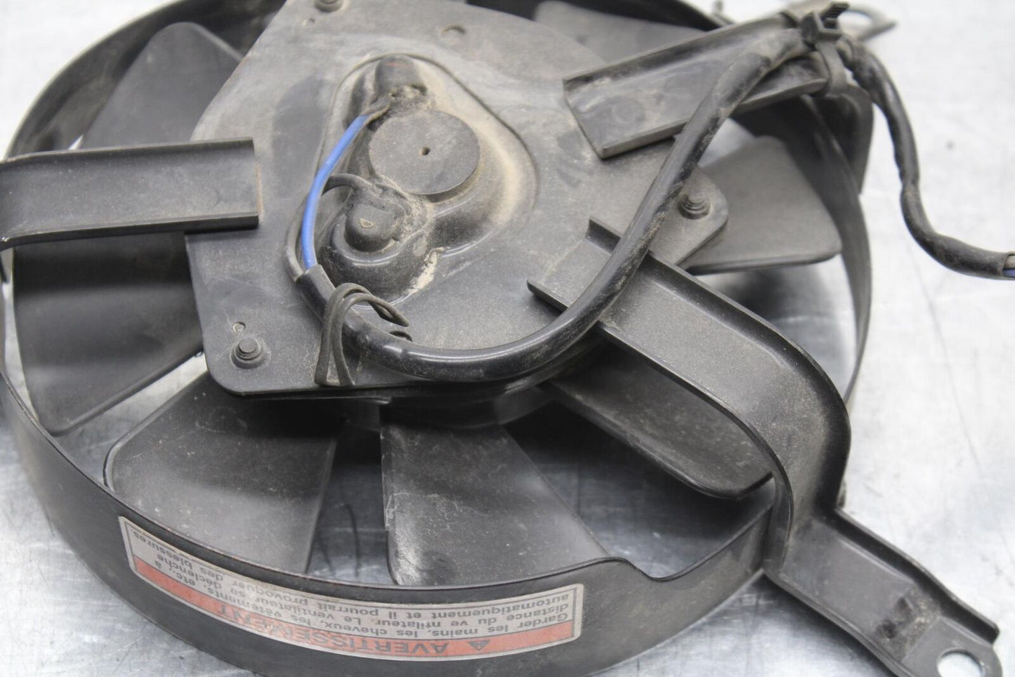 1999 Suzuki GSXR600 ENGINE RADIATOR COOLING FAN BB580