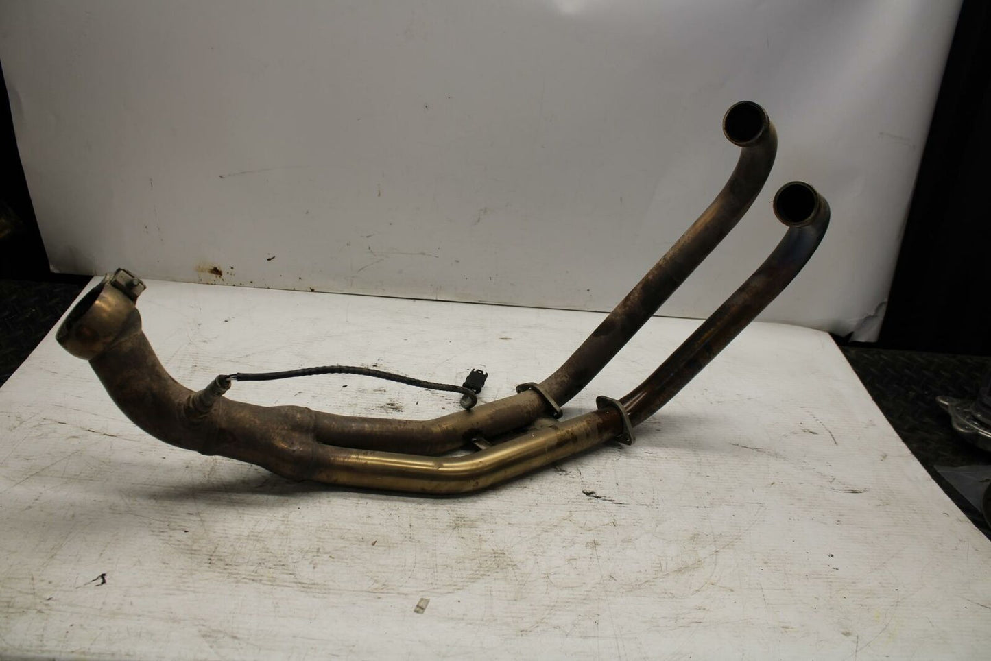 06-12 BMW F800ST EXHAUST HEADER PIPES MANIFOLD BB291