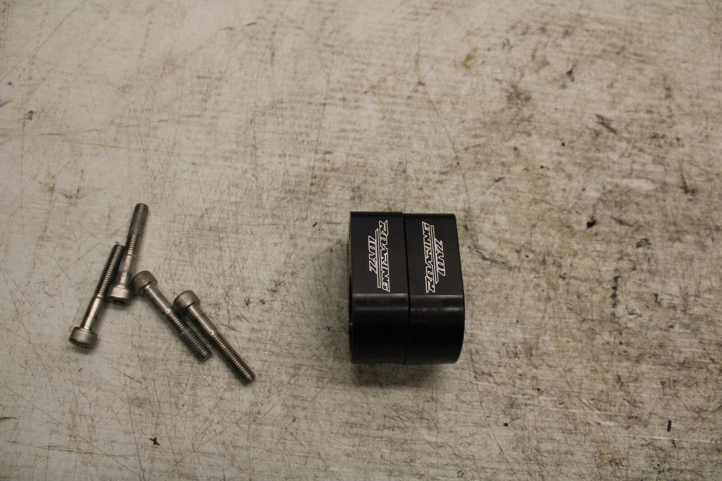 12-13 KAWASAKI EX300 NINJA LEFT RIGHT CLIP ON RISER HANDLEBARS PAIR BB373