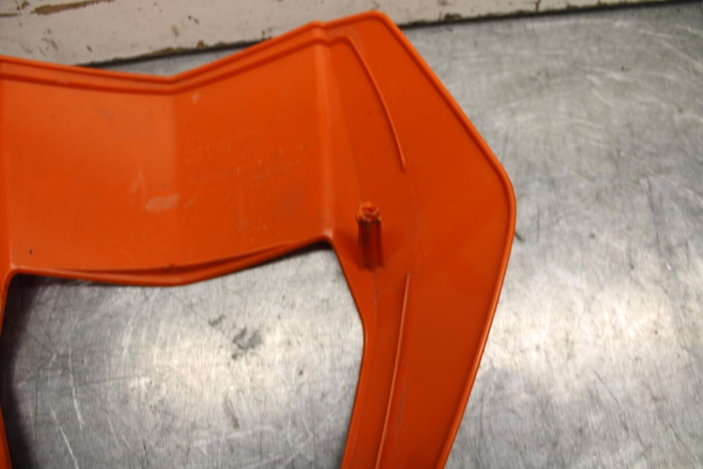 16-18 KTM 690 DUKE ORANGE FRONT UPPER NOSE FAIRING COWL SHROUD BB631