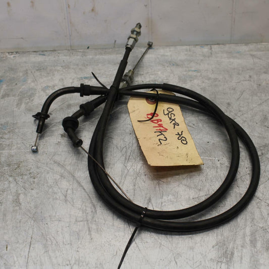 01-02 SUZUKI GSXR750 THROTTLE CABLES LINES BB28 A