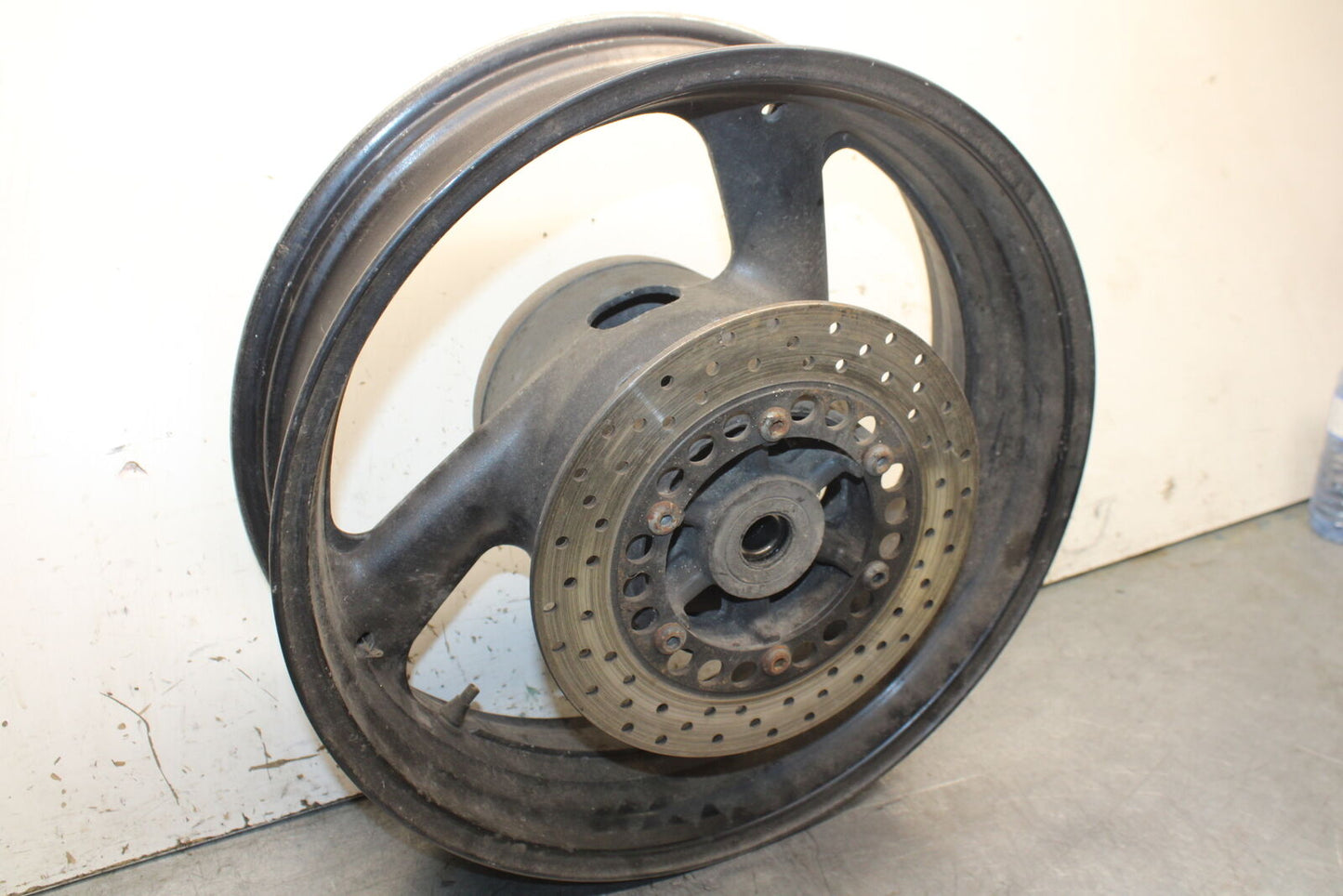 96-07 YAMAHA YZF600R REAR WHEEL BACK RIM AND ROTOR BB746