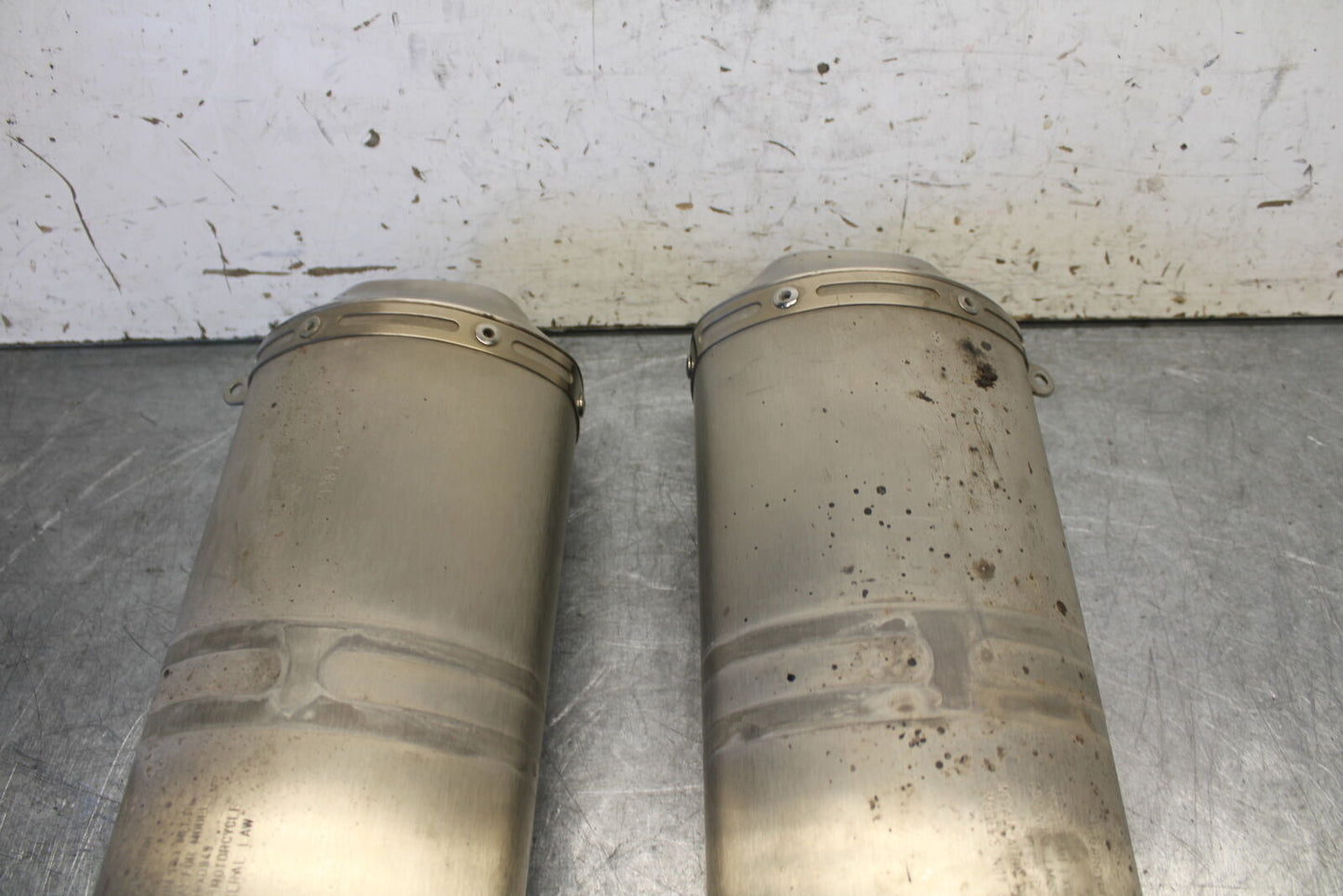 07-08 DUCATI 1098 EXHAUST PIPE MUFFLER SLIP ON CAN SILENCER BB699