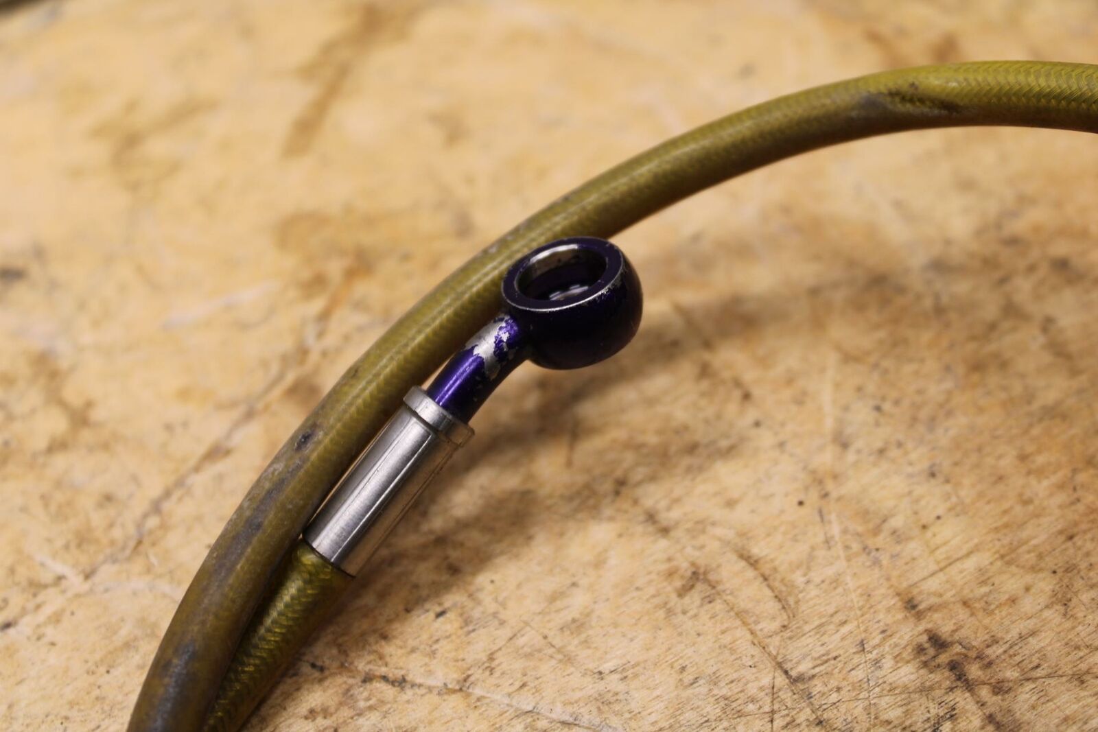 01-03 SUZUKI GSXR600 BRAIDED REAR BACK BRAKE HOSE FLUID LINE 37" BB336