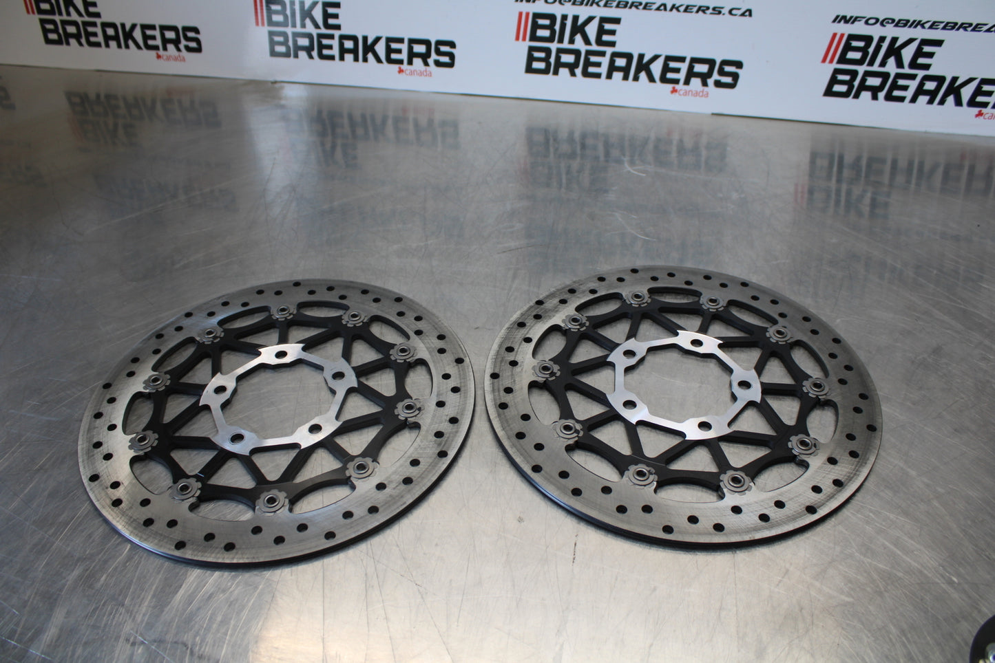 23-24 KAWASAKI NINJA ZX14R NEW!! FRONT LEFT RIGHT BRAKE ROTORS DISCS BB757