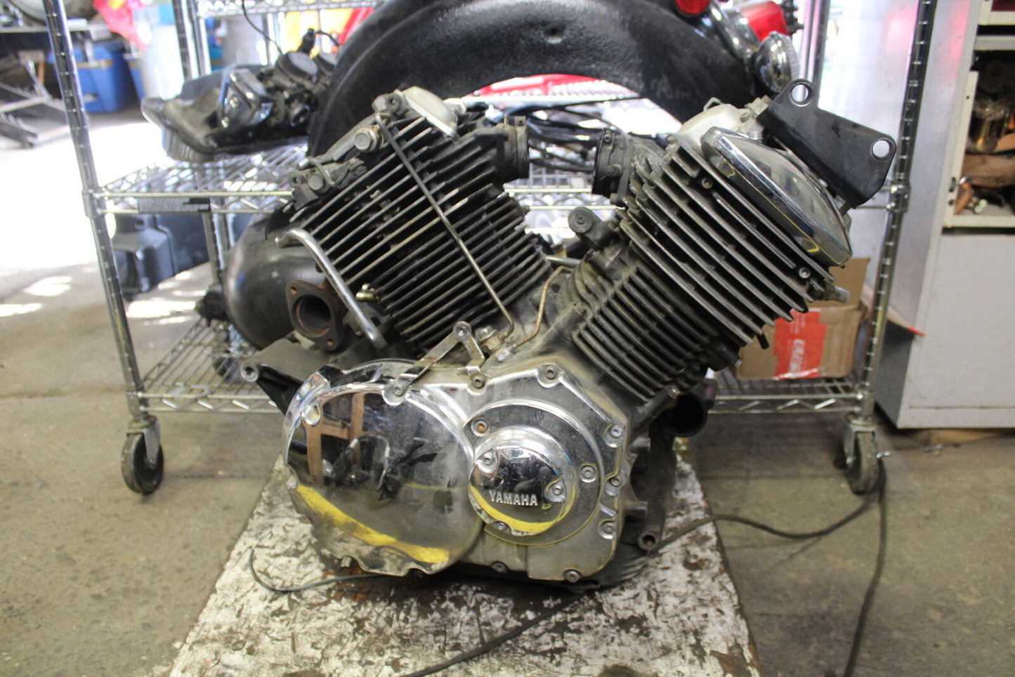 99-00 YAMAHA V STAR 1100 ENGINE MOTOR BB711