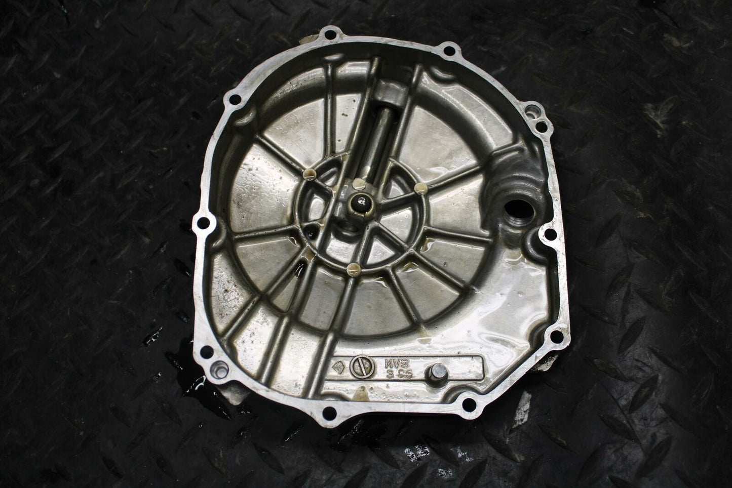 98 HONDA CBR600F3 CLUTCH SIDE ENGINE MOTOR COVER 11330-MV9-670 BB201