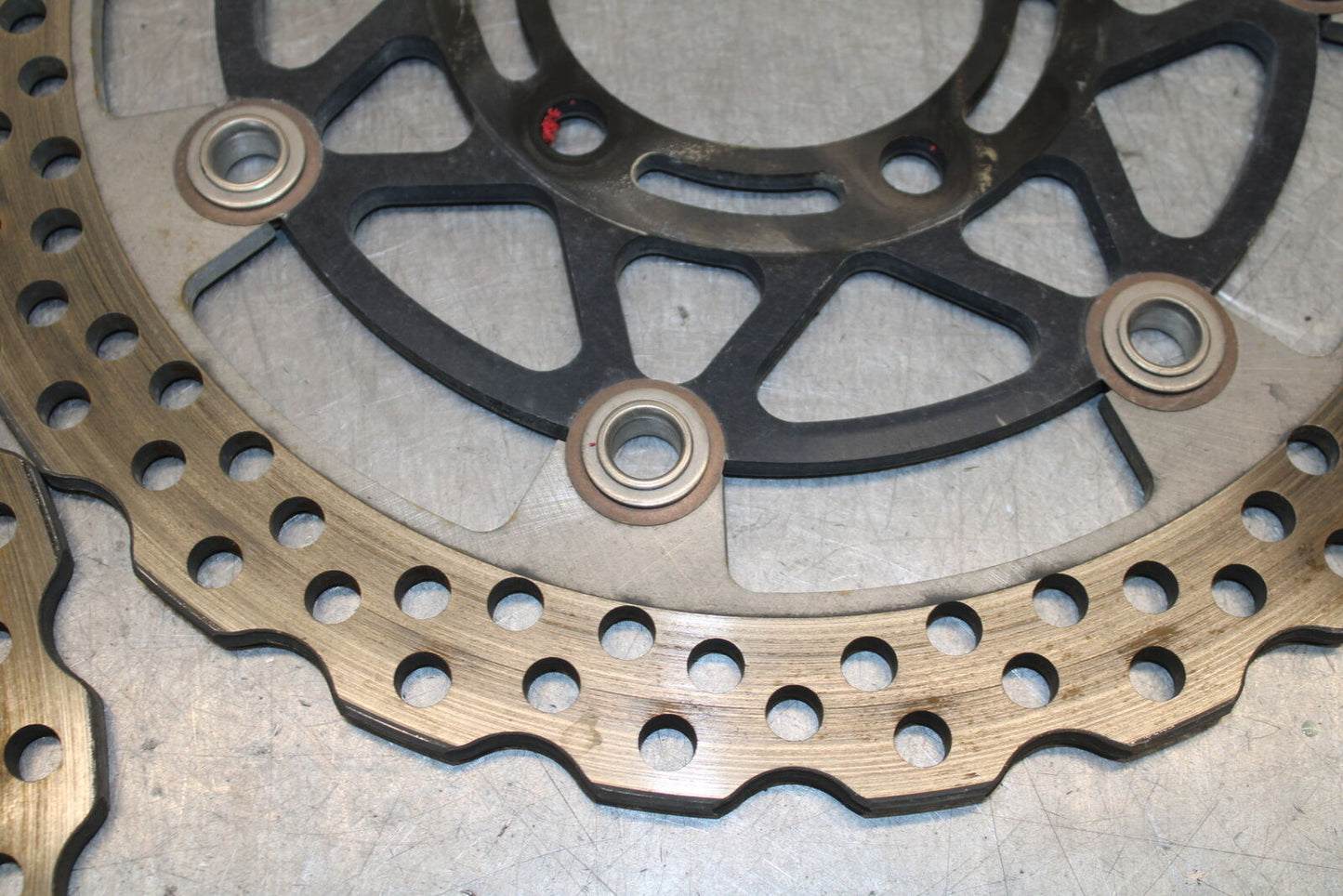 19-23 KAWASAKI NINJA ZX6R FRONT LEFT RIGHT BRAKE ROTORS DISCS BB701