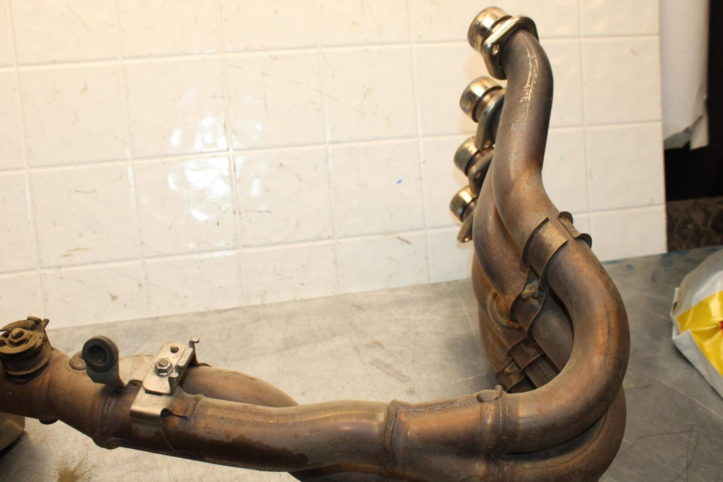 2015 Suzuki GSXR750 EXHAUST HEADER PIPES MANIFOLD BB595