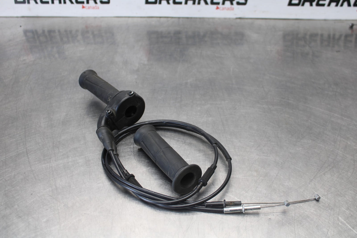13-18 KAWASAKI NINJA ZX6R THROTTLE CABLES LINES BB908