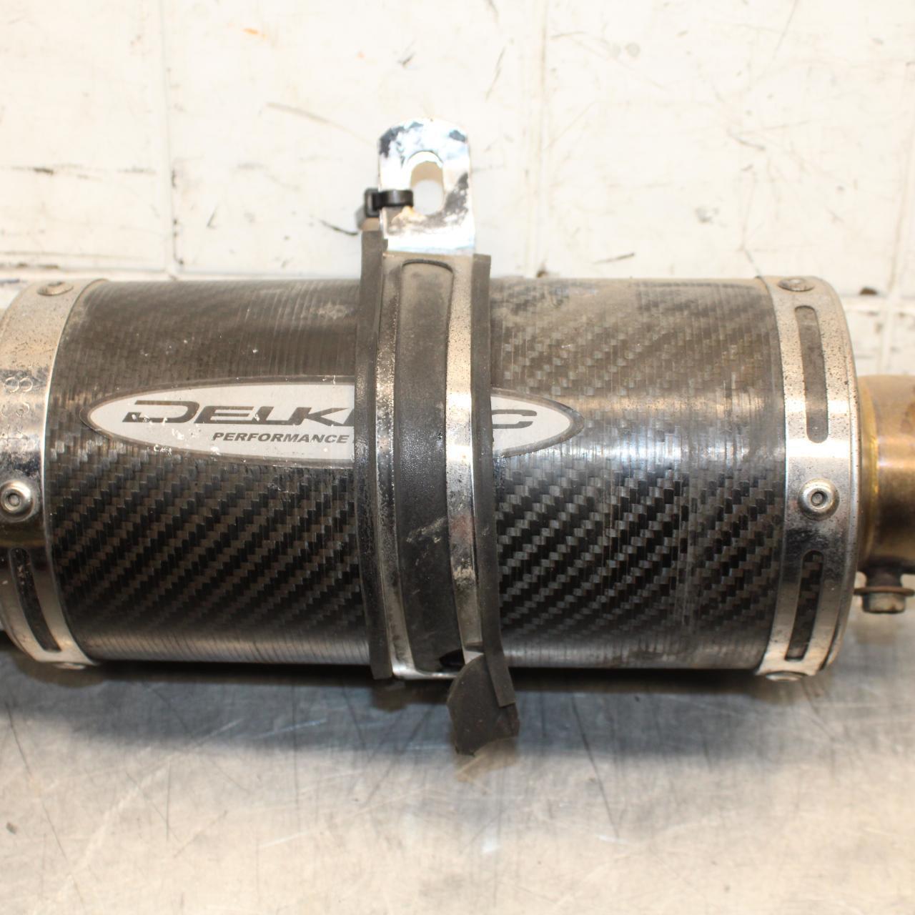 2008 Aprilia Shiver 750 SL750 AFTERMARKET EXHAUST PIPE MUFFLER SLIP ON CAN BB551