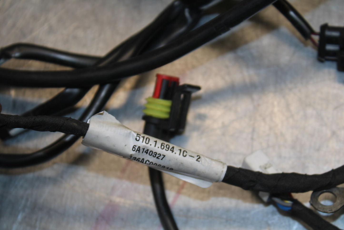 12-13 DUCATI STREETFIGHTER 848 MAIN ENGINE WIRING HARNESS MOTOR WIRE LOOM BB705
