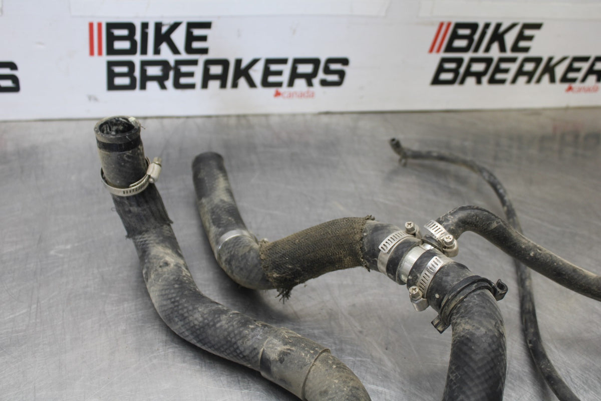 08 KAWASAKI ZX6R RADIATOR HOSES ENGINE COOLANT WATER PIPES HOSE KIT SET BB896