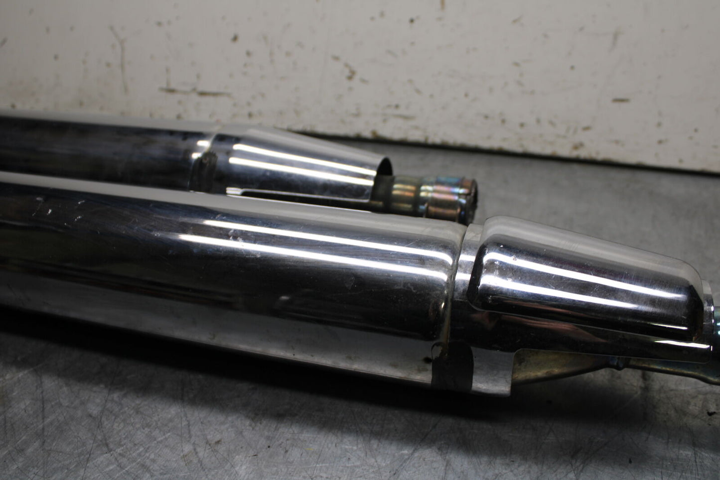 99-00 YAMAHA V STAR 1100 MUFFLER EXHAUST SILENCER PIPE BB711