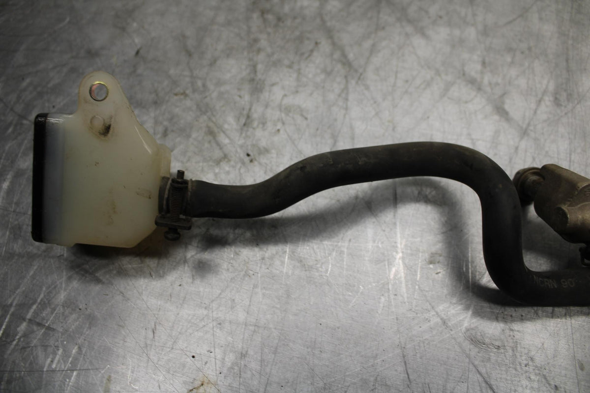 91-92 SUZUKI GSXR750 M REAR BACK BRAKE MASTER CYLINDER W RESERVOIR BB493