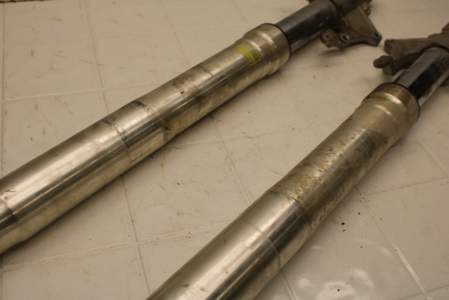 01-02 SUZUKI GSXR750 FRONT FORKS SHOCK SUSPENSION SET PAIR BB402