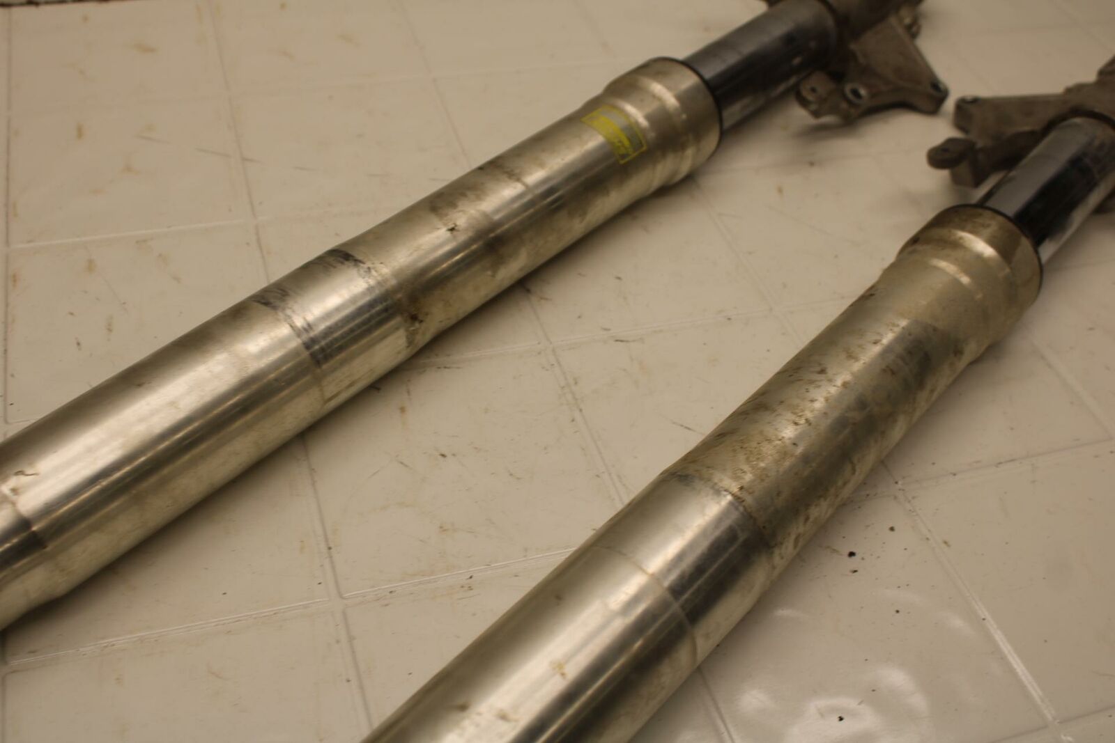 01-02 SUZUKI GSXR750 FRONT FORKS SHOCK SUSPENSION SET PAIR BB402