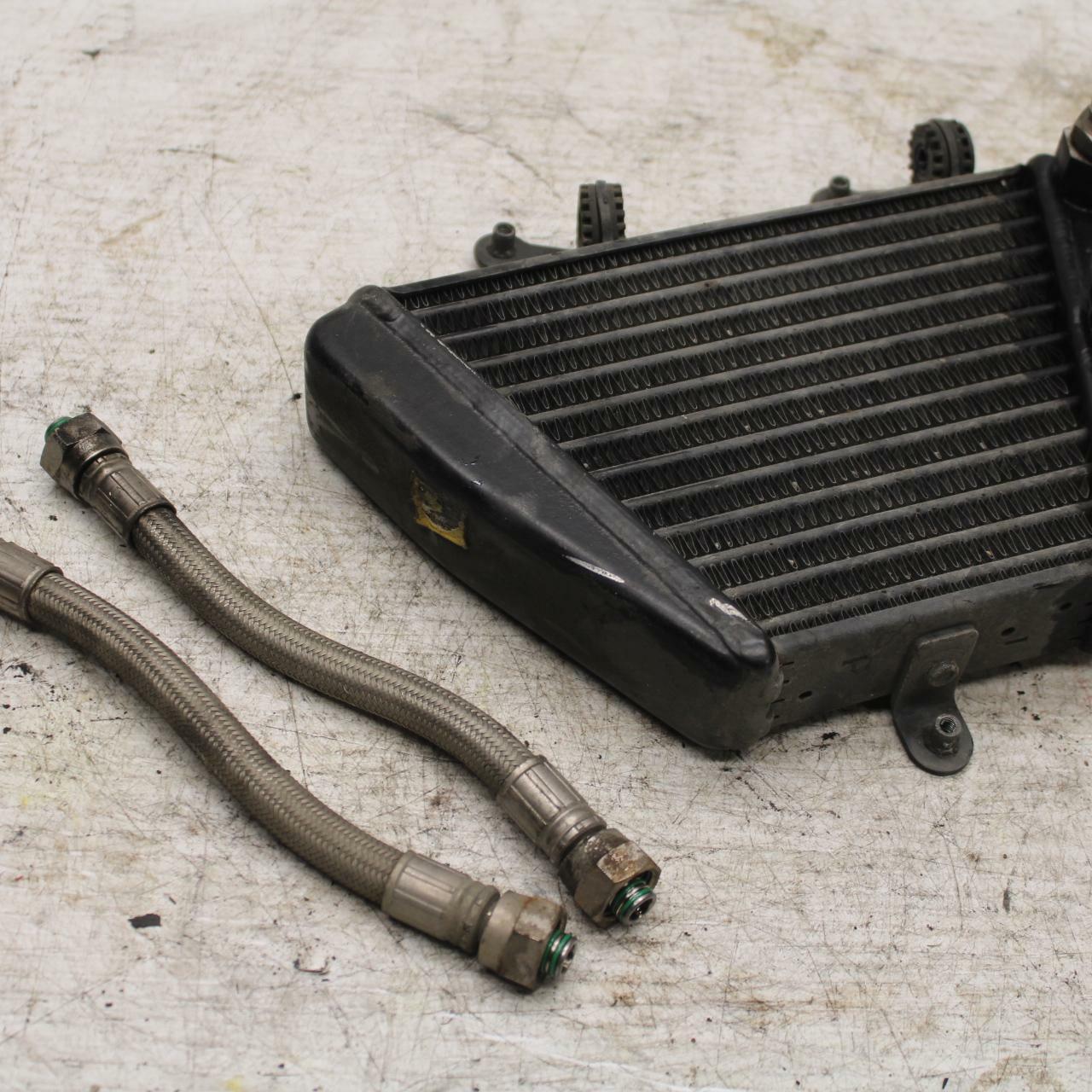 08-10 DUCATI 848 ENGINE MOTOR OIL COOLER W/ HOSES BB369